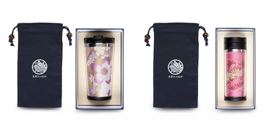 「ほっと電報」より「浅草たつみや　着物タンブラー」を発売！ 西陣正絹帯の最も美しい柄の部分を使用したお祝い用商品！