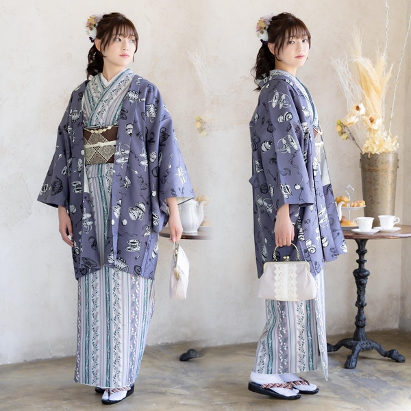 縞すずらん パープル×グリーン