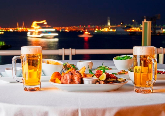 海の見えるビアガーデン“はまビア!”