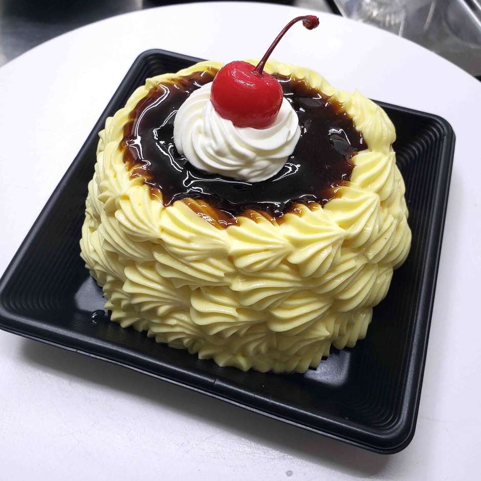 プリン氷(ろまん亭)