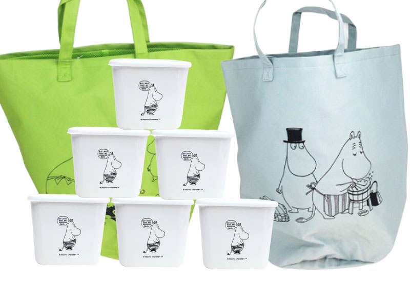 ムーミンのランドリーグッズでシンプル＆キュートな洗濯機まわりにしちゃおう！