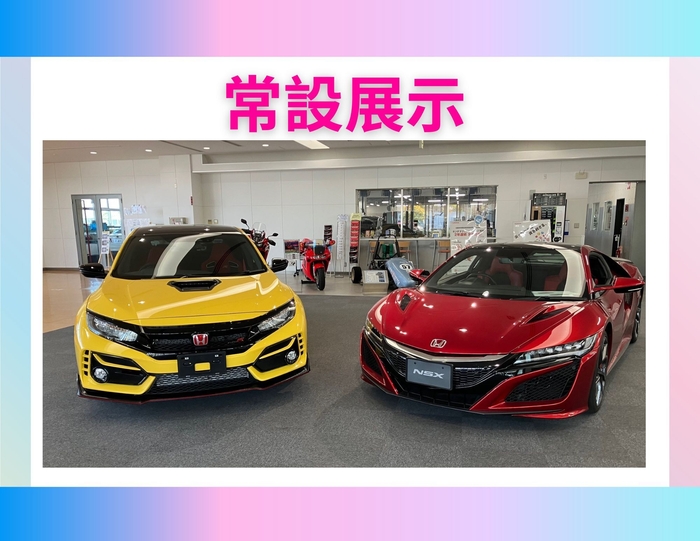 NSXとCIVIC TYPER(展示)