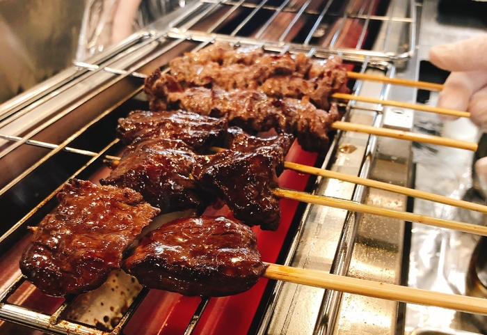 黒毛牛串焼き