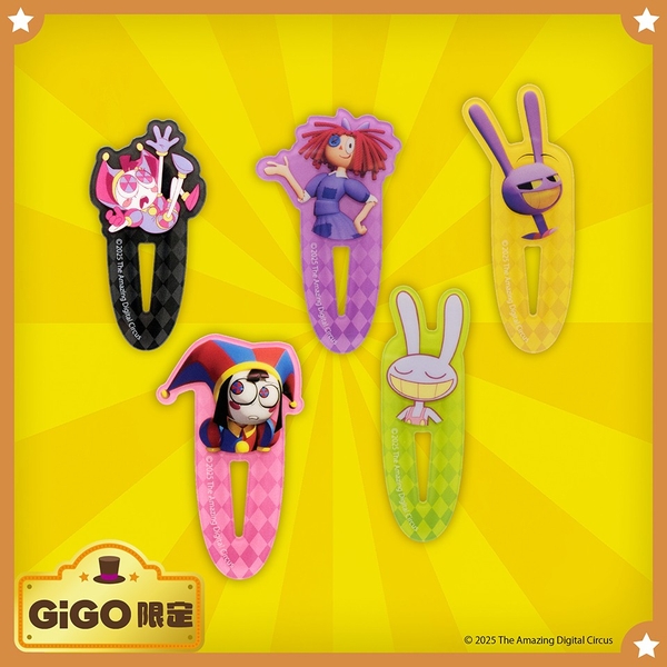 ▲アメイジング デジタル サーカス ヘアクリップ 全5種