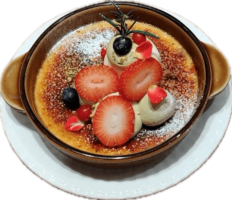 クレームブリュレ(ドリンク付)