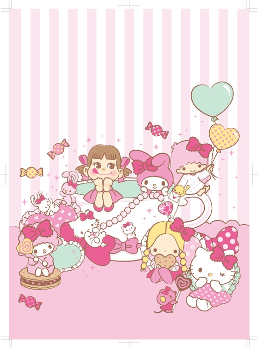 「ペコちゃん&サンリオキャラクターズポップアップショップ」 キービジュアル