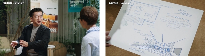 BRUTUS田島編集長とレタスクラブ前田編集長の対談風景