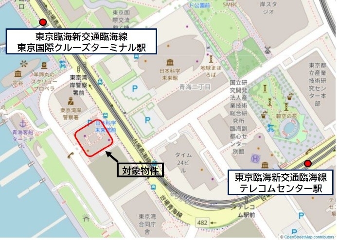 「the SOHO」の位置図