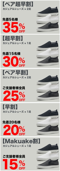 カジュアルシューズ リターン内容