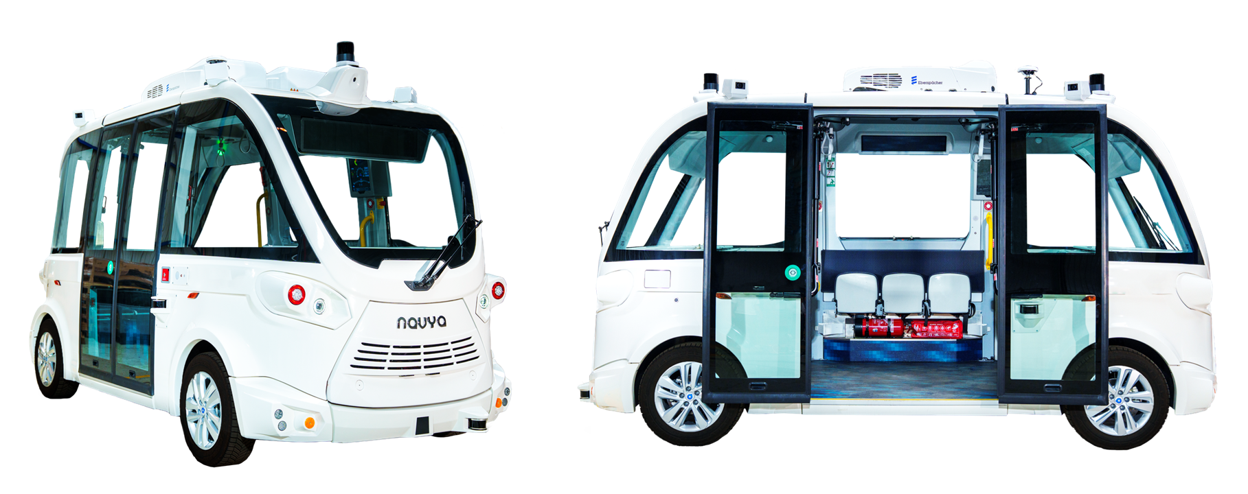 マクニカ、子会社である仏Navya Mobility製の新型自動運転EVバス「EVO3」を発表