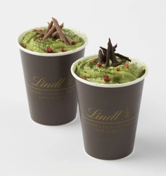 リンツ、クリスマス気分が盛り上がる 抹茶ホットチョコレートドリンク　 11月15日から期間限定で登場