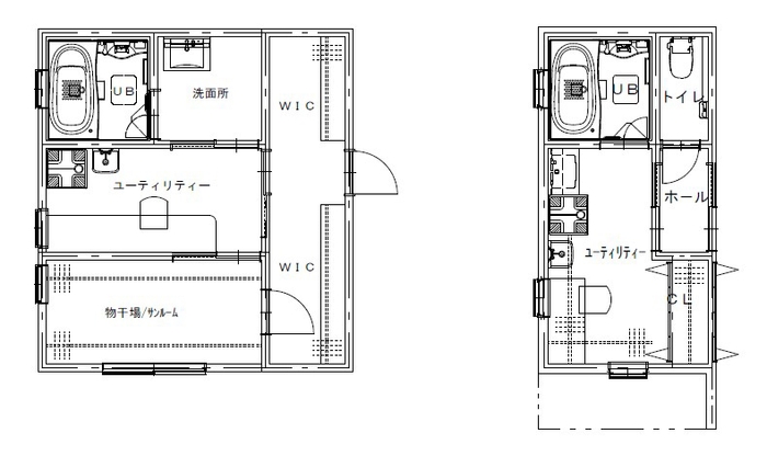 広いプランとコンパクトプラン