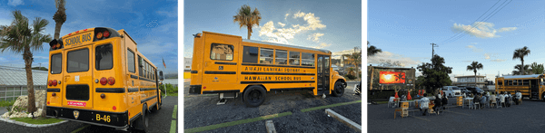 キッチンカー後面　※画像はイメージです/側面/2025年10月のAwaji Lanikai Festivalの様子