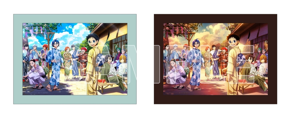 ペーパーフレームアート(「入道雲」渋谷ロフト先行販売　「夕涼み」梅田ロフト先行販売)