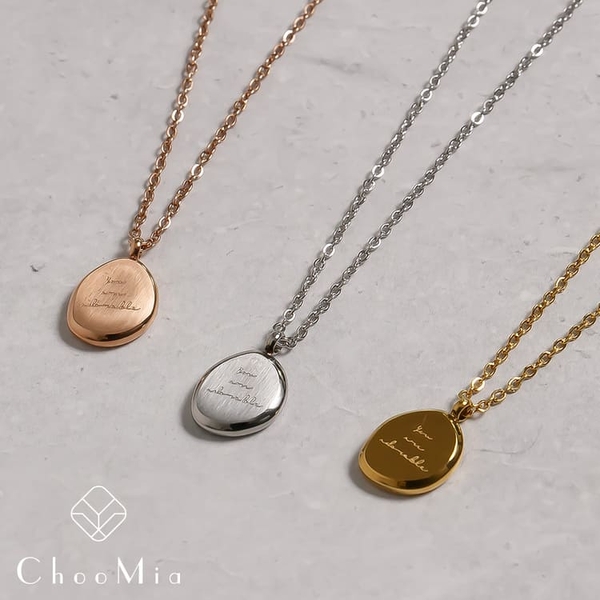 【18K】シンプルラウンドチタンネックレス