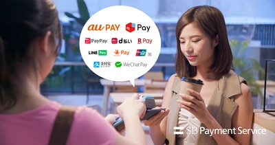 SBペイメントサービスの店舗向け決済サービスが 新たに「メルペイ」と「au PAY」に対応！