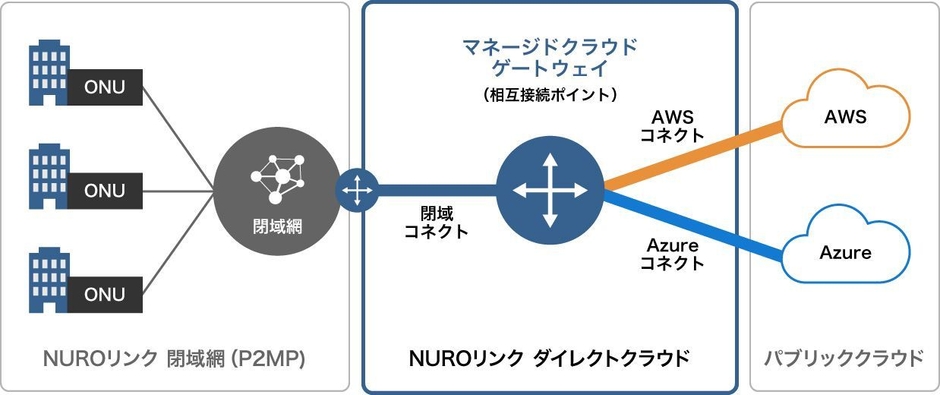 NUROリンク ダイレクトクラウド図