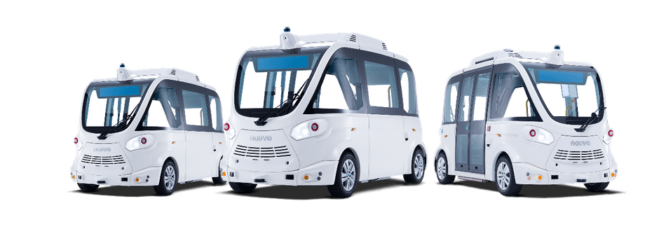 図1.自動運転EVバスイメージ