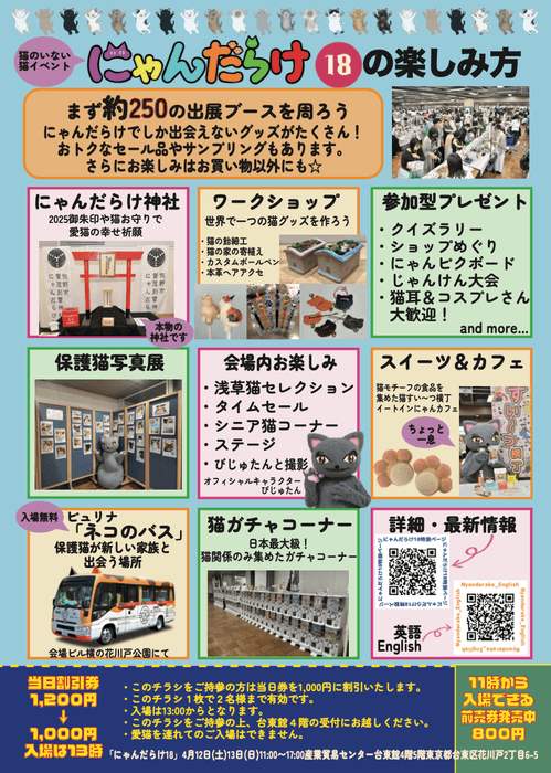 にゃんだらけ18フライヤー裏