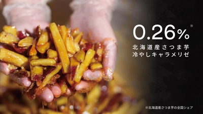 全国シェア0.26％の希少なさつまいもを使った大学芋 「北海道産さつま芋冷やしキャラメリゼ(大学芋)」 2日で目標400％達成！Makuake3/31まで販売中