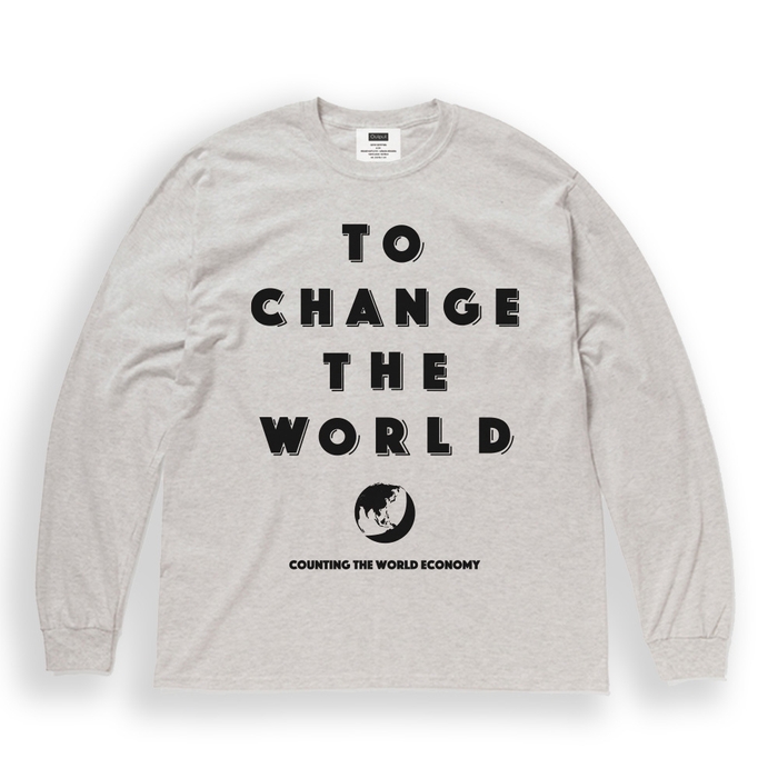 Tシャツアッシュグレー