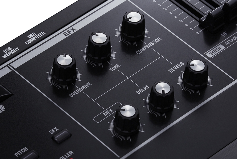 エフェクト専用のつまみ