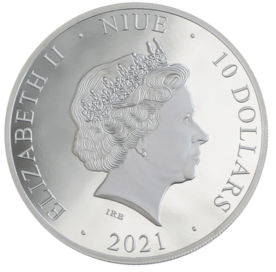 10ドルカラー銀貨 表面