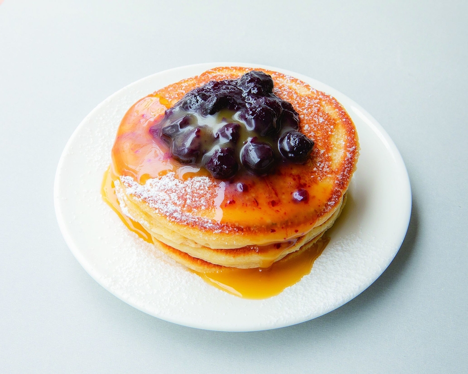 パンケーキwithメープルバターブルーベリー