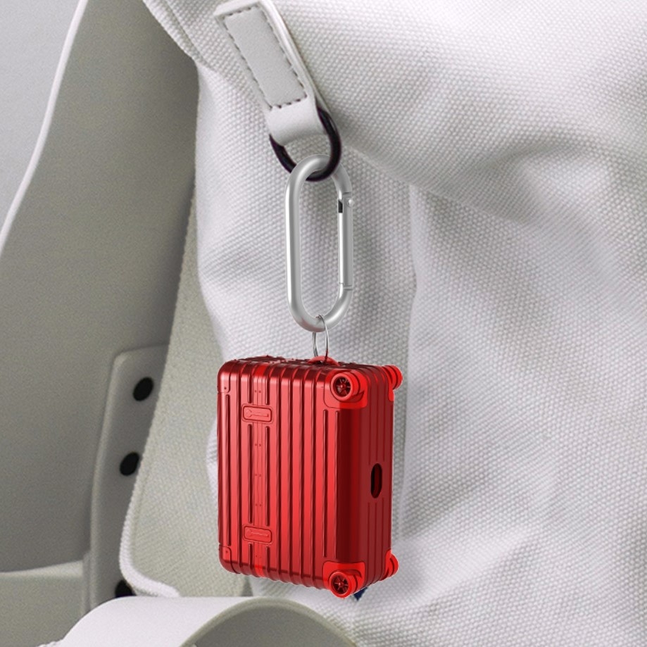 【miak AirPods / Pro キャリーケース】取り付けに便利なカラビナが付属