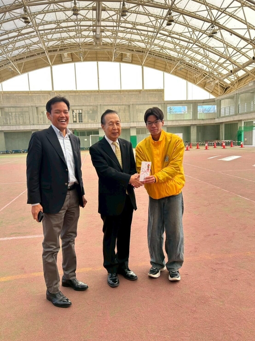 校友会富山県支部からの激励