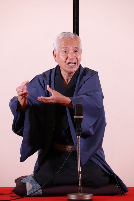 林家正雀(落語) 撮影:宮岡里英