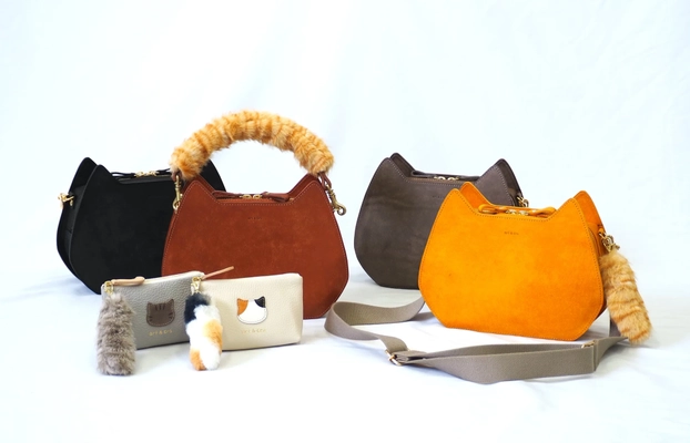 保護猫と革職人がつくる“ネコ型ショルダー”が話題に。大阪・平野区の工房から全国へ ― Bri&Gra（ブリ＆グラ）