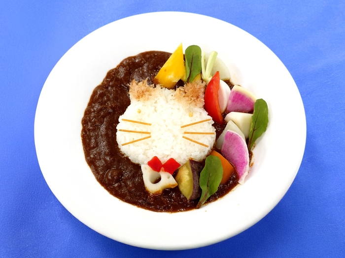 東京ガーデンパレスの根っこネコカレー