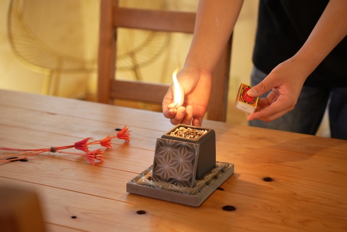 アルコールを入れて簡単に楽しめる