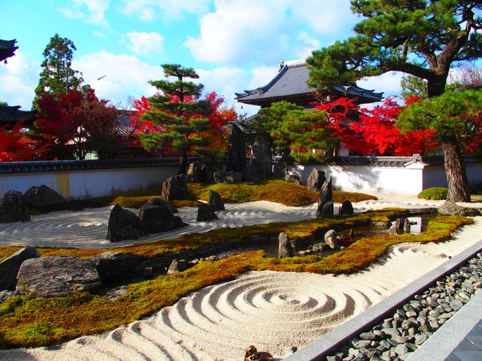 漢陽寺　曲水の庭