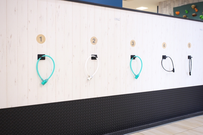 セキュリティも安心!ベビーカー置き場