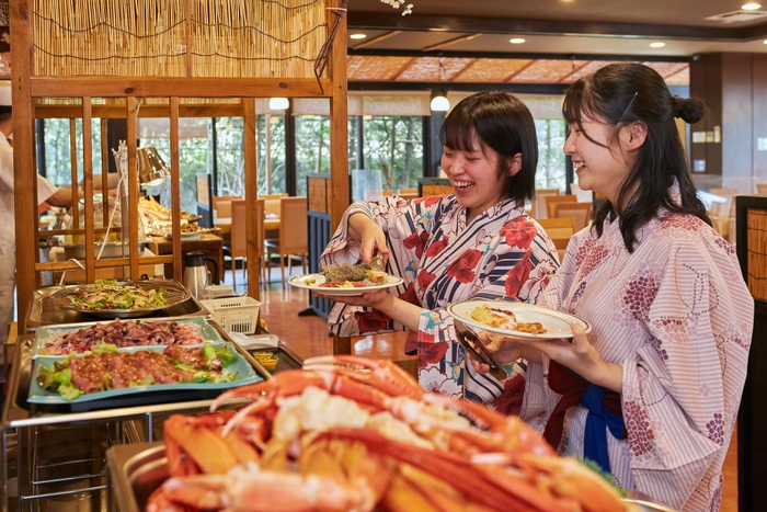 海鮮ビュッフェが食べ放題