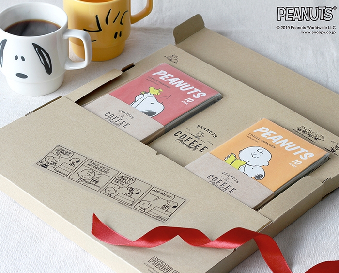 発売から半年で累計11万個販売!「スヌーピーコーヒースティック/2 tasteメール便BOX(合計20本入り)」