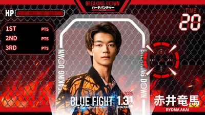 公開記念第2弾！ 映画「GiGO×BLUE FIGHT～蒼き若者たちのブレイキングダウン～」 ２月１日（土）より「VSファイター」モードに赤井竜馬登場！！