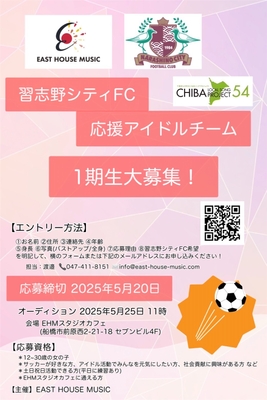 習志野シティFC応援アイドル立上げ