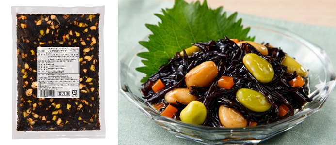 (商品名)冷凍そうざいシリーズ ひじきと豆のサラダ/(メニュー名)ひじきと豆のサラダ しそ風味