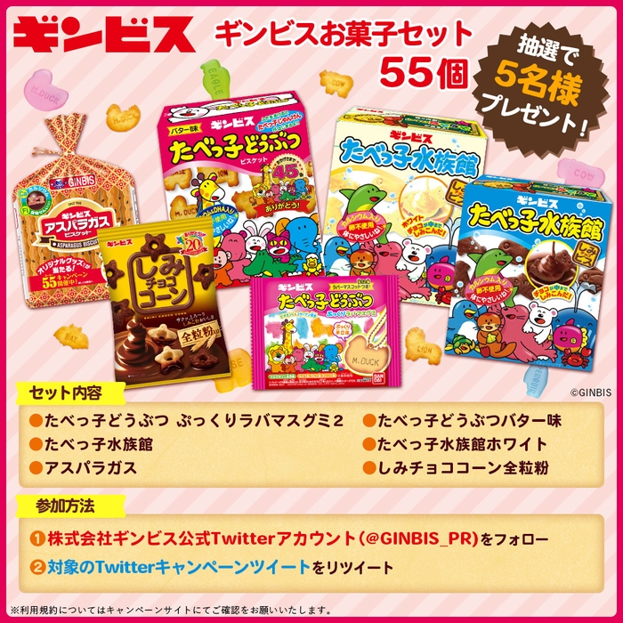 ギンビスお菓子セット 55個