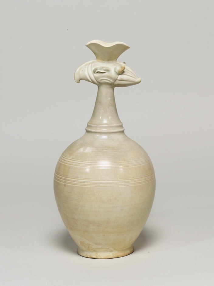 白磁鳳首瓶
