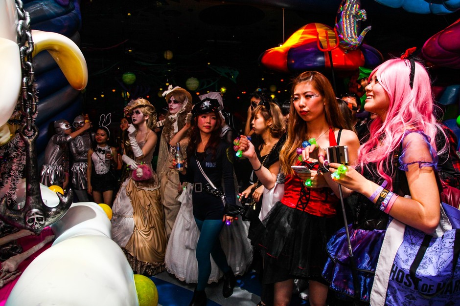 ▲2015年「KAWAII MONSTER CAFE Halloween」開催時の様子①