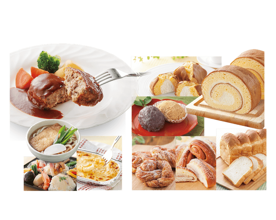 充実の自社製造商品