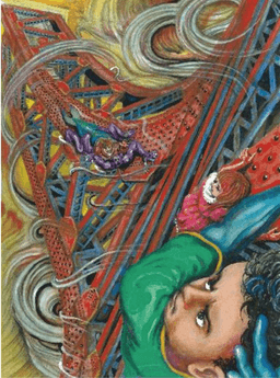 1.《ZOKU-SHINGO 小さなロボット シンゴ美術館》(部分)楳図かずお2021年 C. 楳図かずお