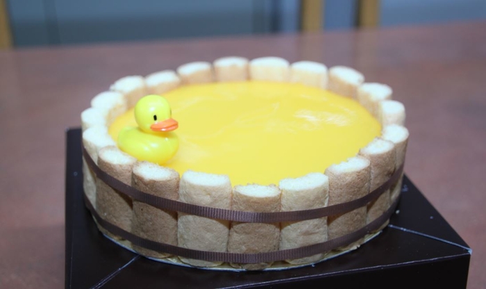 桶チーズケーキ側面ズーム