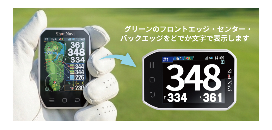 ゴルフ距離計測器“Shot Navi”よりコンパクトなボディに さらなる軽量化