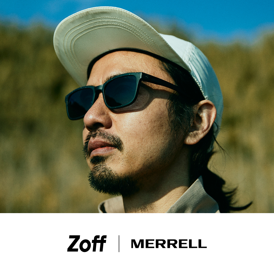 Zoffとアウトドアブランド「MERRELL」が初コラボレーション。 昨夏に