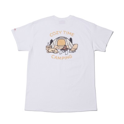 “COZY TIME”S/S TEE ホワイト バッグ